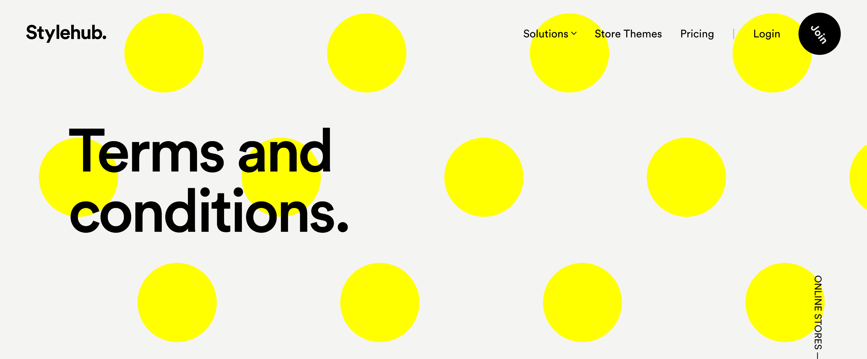 Stylehub - Polka dot header (Terms)